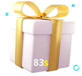 Receba seus bônus de boas-vindas no 83s