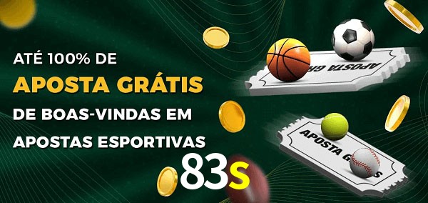 83s Ate 100% de Aposta Gratis